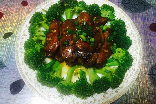 蚝油鸡翅西兰花的做法图解16