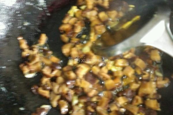 腊味彩疏炒饭的做法图解11