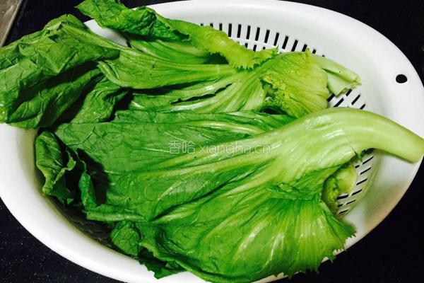 生炒水东芥菜的做法图解2