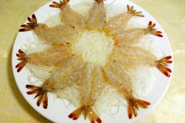 蒜蓉剁椒蒸虾的做法图解6