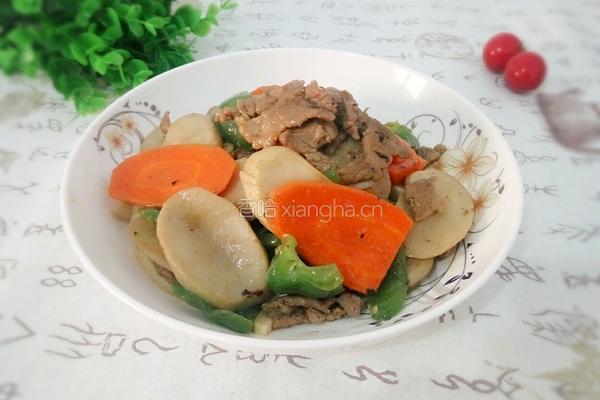 杏鲍菇炒肉的做法图解15