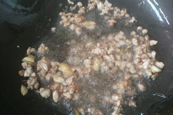 肉沫长豆角的做法图解5
