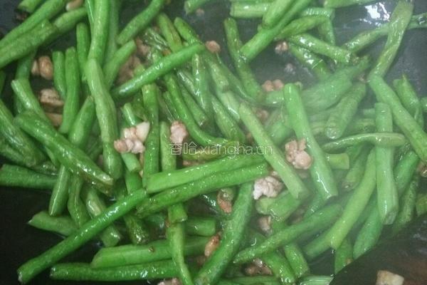 肉沫长豆角的做法图解6