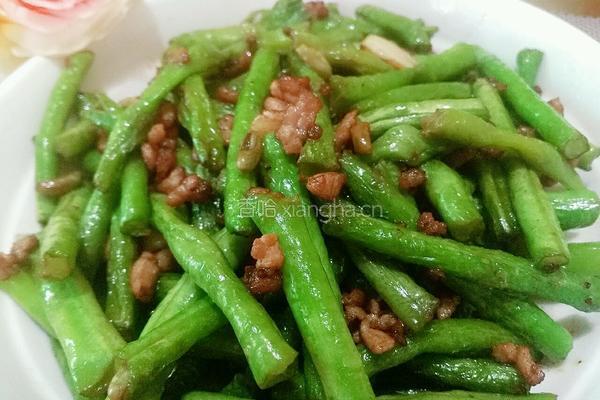 肉沫长豆角的做法图解9