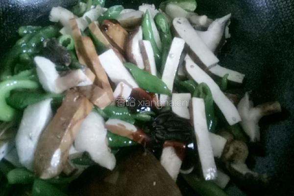 辣炒香菇豆干的做法图解8