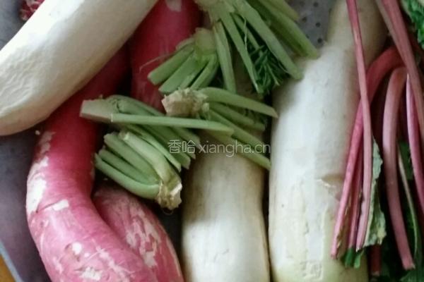 泡萝卜的做法图解1