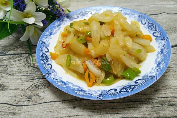 辣炒萝卜片的做法图解6