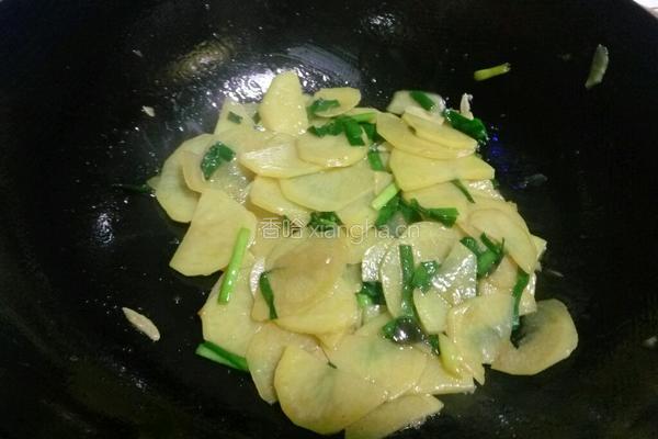 韭菜炒土豆片的做法图解8