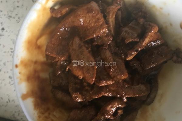 芹菜炒猪肝的做法图解5