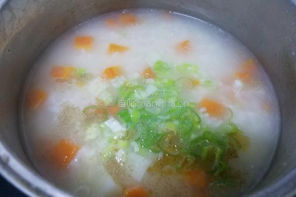胡萝卜土豆大米粥的做法图解7