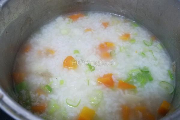 胡萝卜土豆大米粥的做法图解8