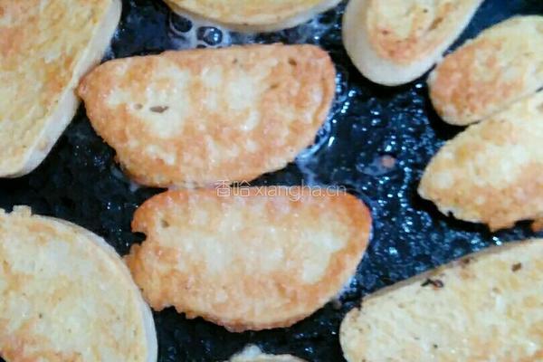 香煎馒头片的做法图解7