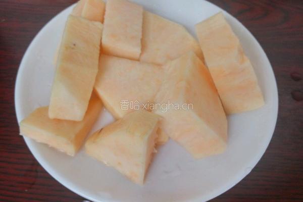绿豆麦仁小米红薯粥的做法图解8