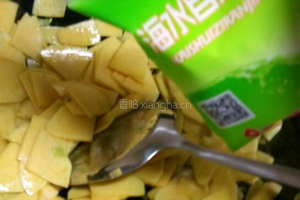 清炒金瓜的做法图解4