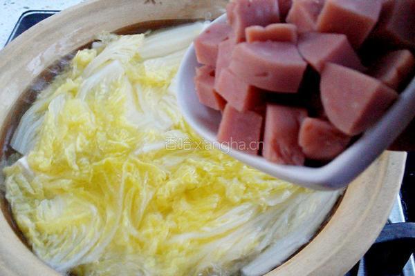 白菜豆腐煲的做法图解10