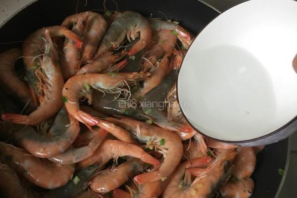 葱姜焖大虾的做法图解7