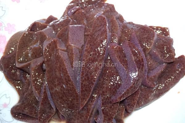 菠菜猪肝片粥的做法图解1