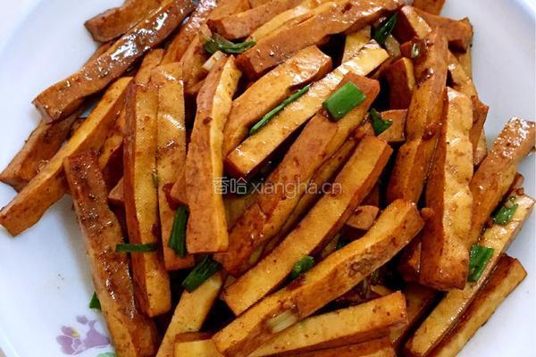 清炒豆腐干的做法图解7