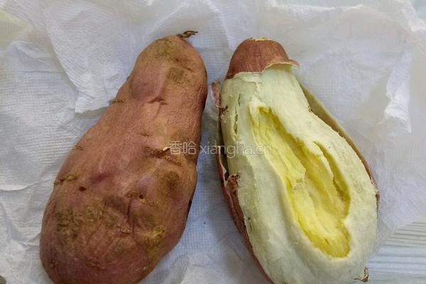 微波炉烤地瓜的做法图解4