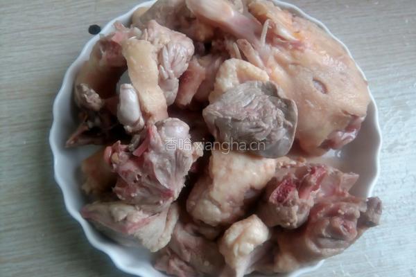 香菇豚鸭的做法图解2