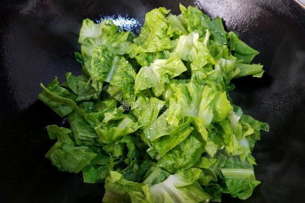 辣炒莴笋叶的做法图解5