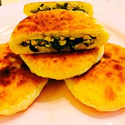 雪菜鸡蛋饼的做法[图]