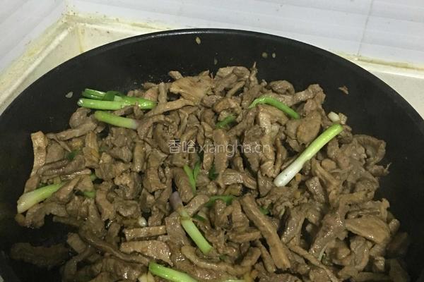 孜然牛肉的做法图解4
