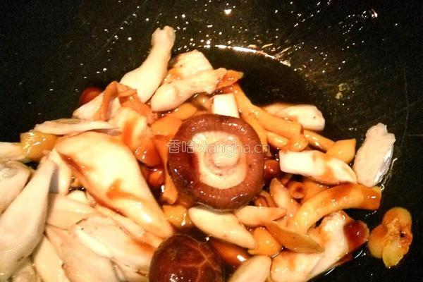 青鸟归巢(青菜三鲜菇)的做法图解6