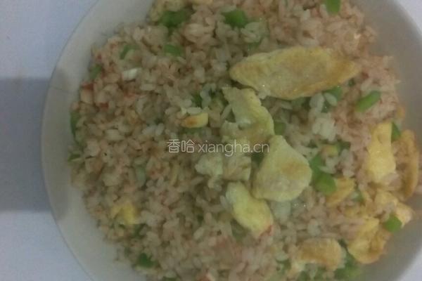 番茄青椒炒饭的做法图解8