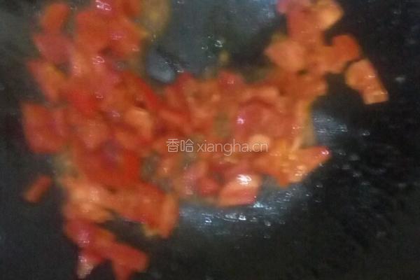 番茄青椒炒饭的做法图解5