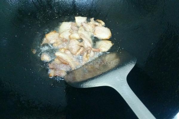 蒜苗炒五花肉的做法图解6