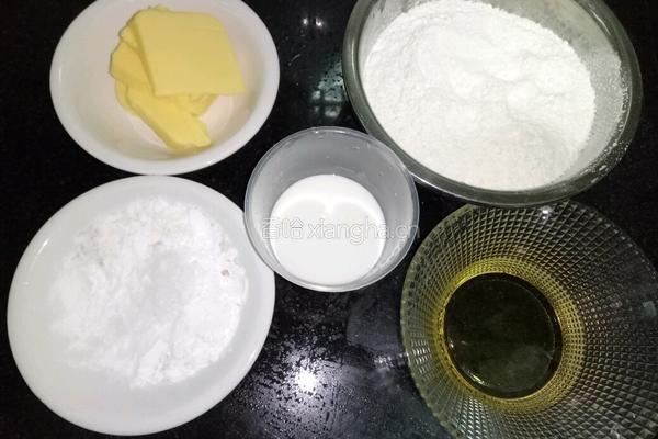 香葱饼干的做法图解1