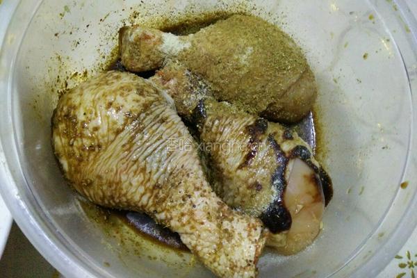 烤鸡腿的做法图解2