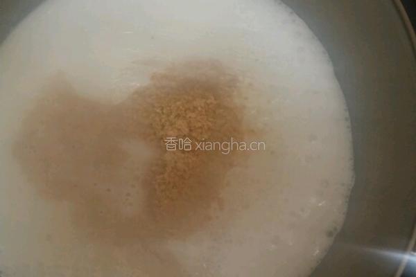 牛奶麻香甜羹的做法图解8