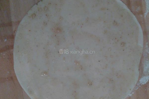 黄金葱花火腿饼的做法图解6