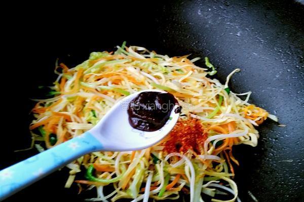 塌素菜煎饼的做法图解7