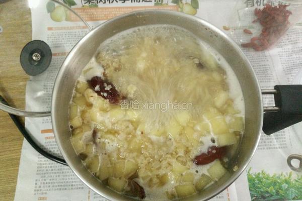 苹果燕麦粥的做法图解2