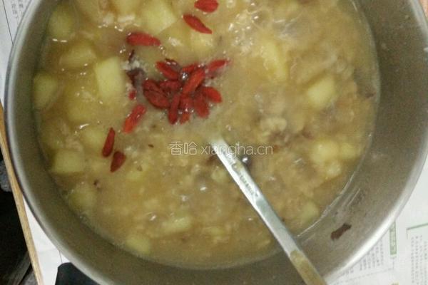 苹果燕麦粥的做法图解3