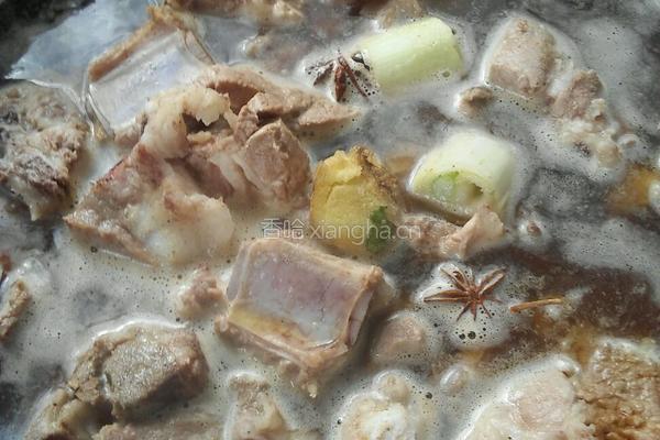 排骨炖豆角的做法图解2
