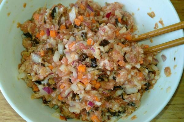 香煎肉饼的做法图解4
