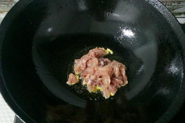 花椰菜炒肉丝的做法图解4