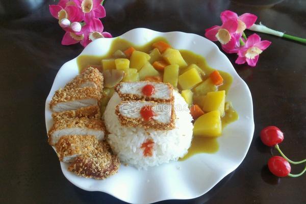 猪排咖喱饭的做法图解13