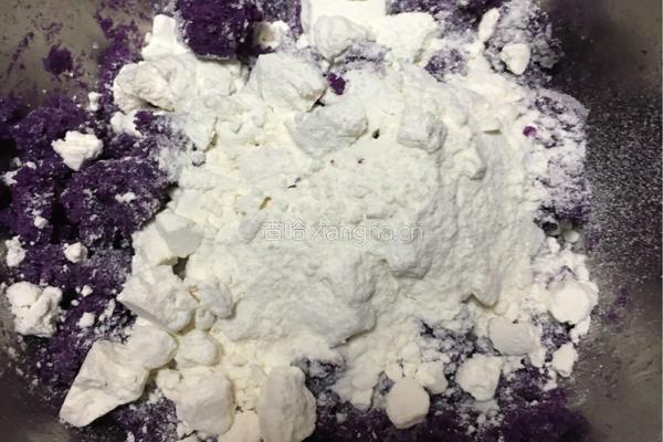 紫薯饼的做法图解4