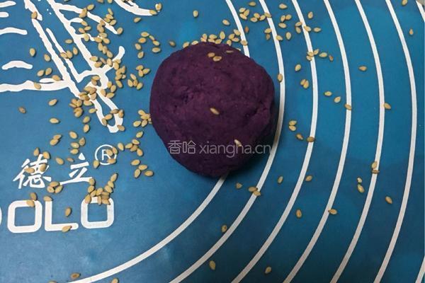 紫薯饼的做法图解6