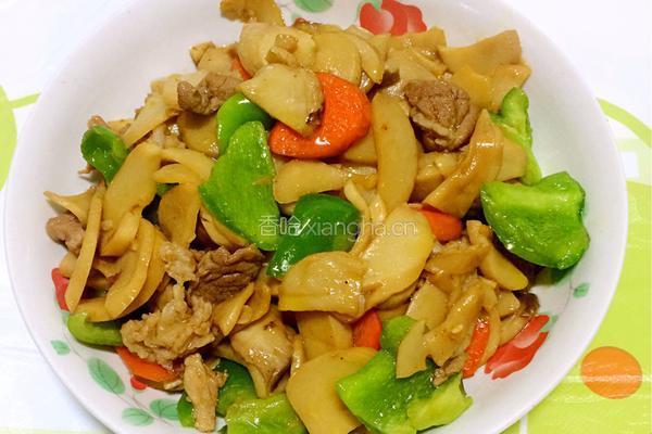 杏鲍菇炒肉