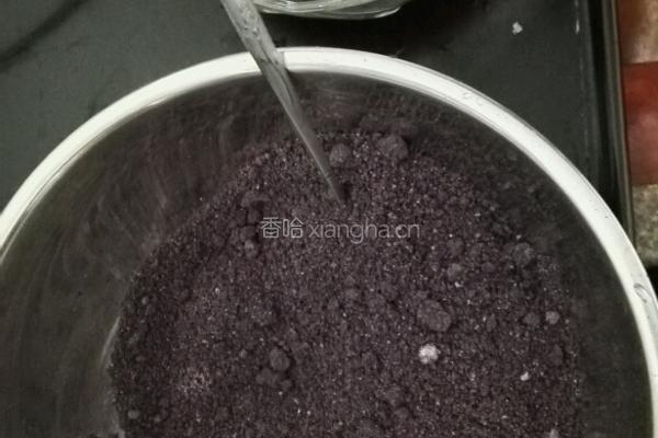紫米绿豆糕的做法图解3