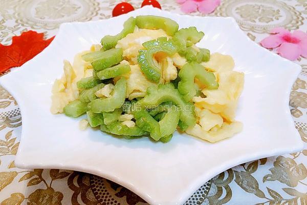 苦瓜炒鸡蛋的做法图解11