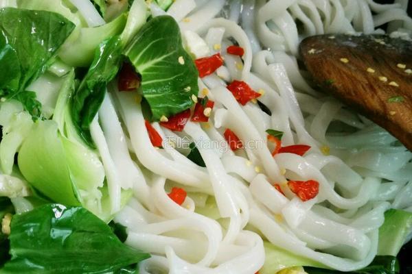 青菜鸡蛋炒河粉的做法图解8