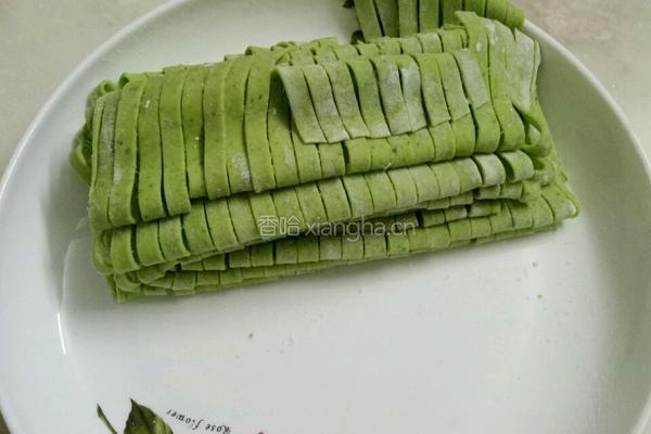 菠菜面条的做法图解7