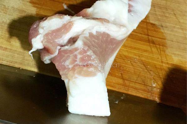 豆干烧肉的做法图解2